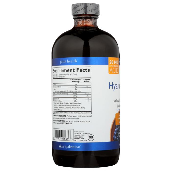 NEOCELL: Hyaluronic Acid Berry Liquid, 16 oz