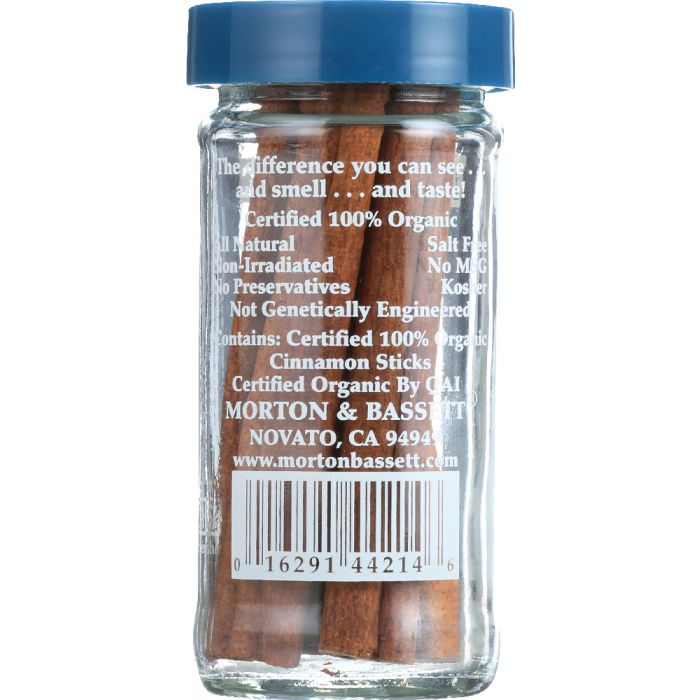 MORTON & BASSETT: Organic Cinnamon Sticks, 1.1 oz