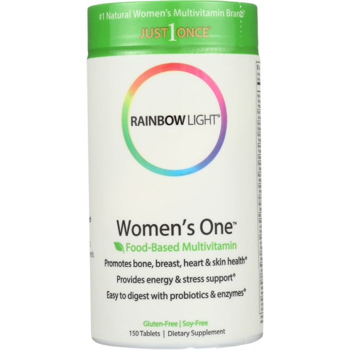 RAINBOW LIGHT: Just Once Women's One Food-Based Multivitamin, 150 Tablets