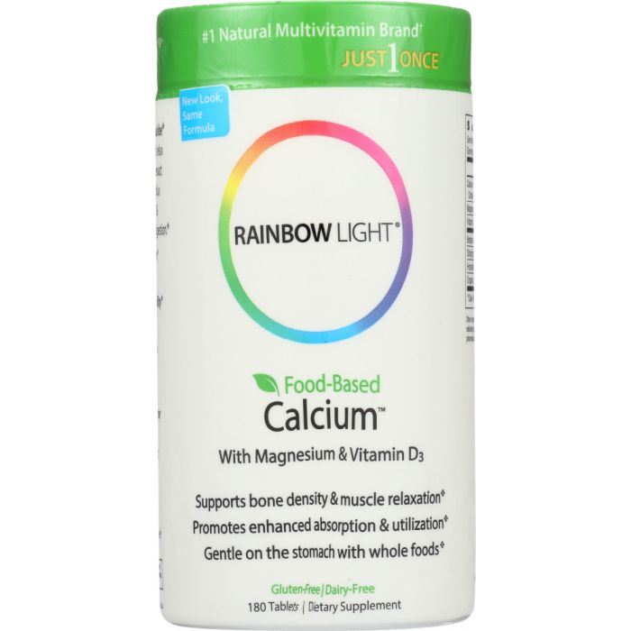 RAINBOW LIGHT: Food-Based Calcium, 180 Tablets