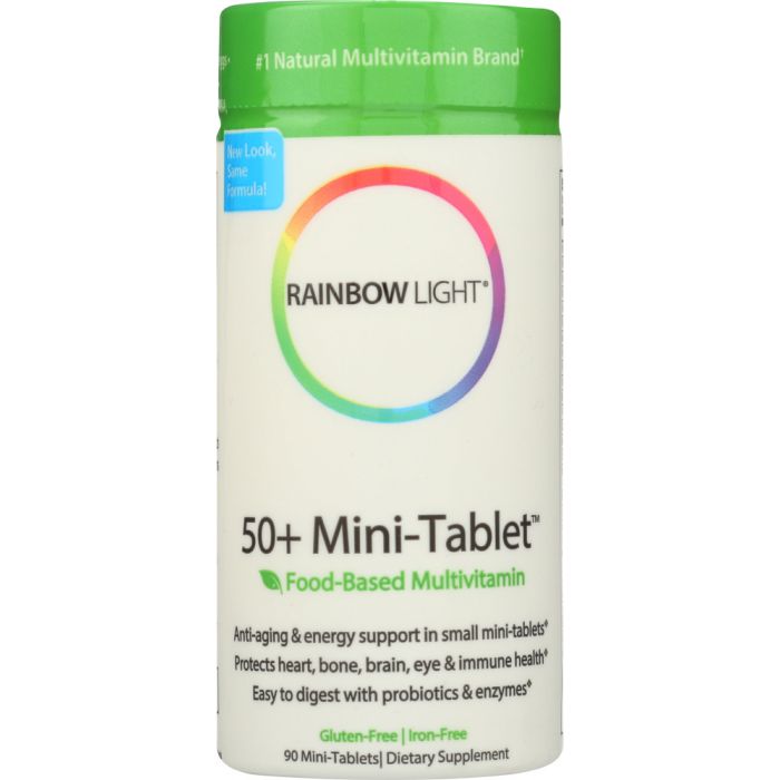 RAINBOW LIGHT: Multivitamin 50+ Mini, 90 tb