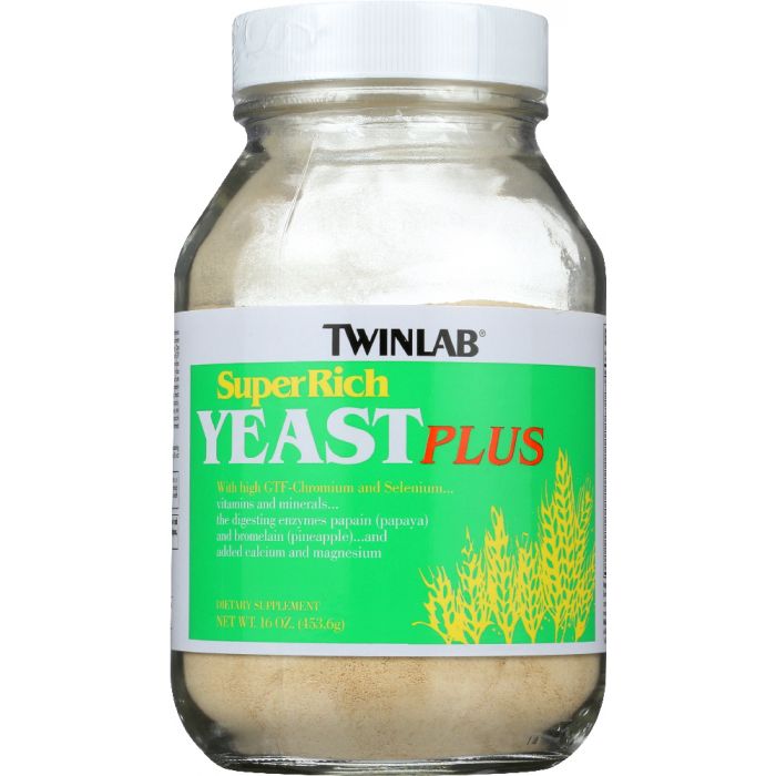 TWINLAB: Super Rich Yeast Plus, 16 oz
