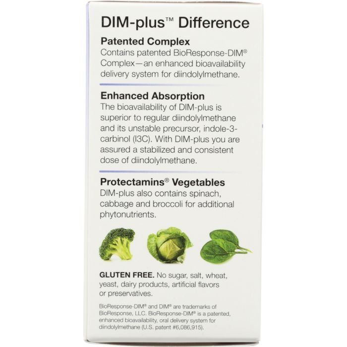 NATURE'S WAY: DIM-plus Estrogen Metabolism, 60 Vegetable Caps