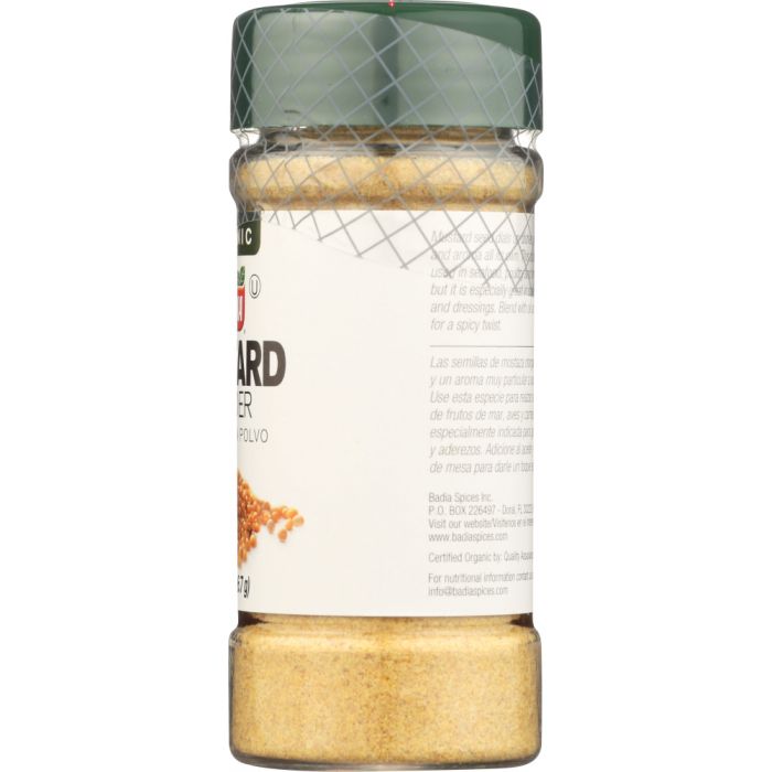 BADIA: Organic Mustard Powder, 2 oz