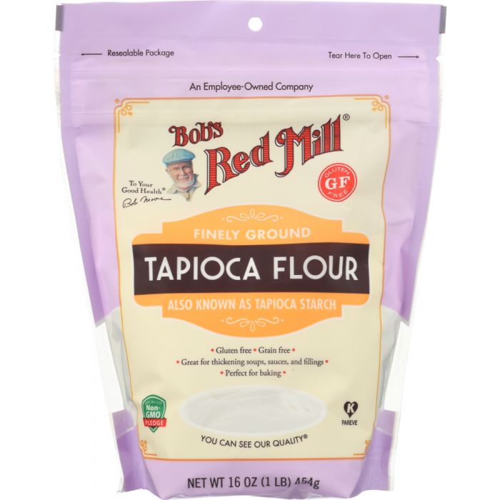 BOBS RED MILL: Tapioca Flour (Tapioca Starch), 16 oz