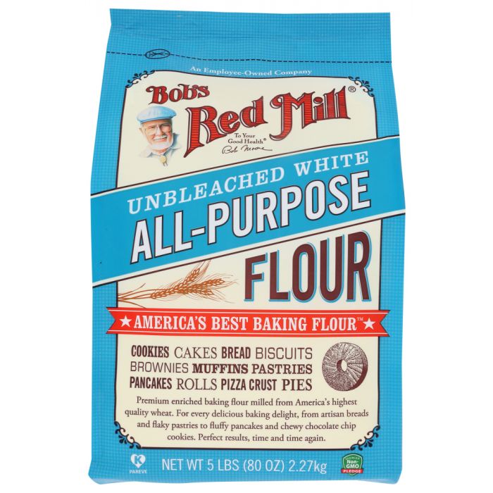 BOB'S RED MILL: Unbleached All-Purpose White Flour, 5 lb