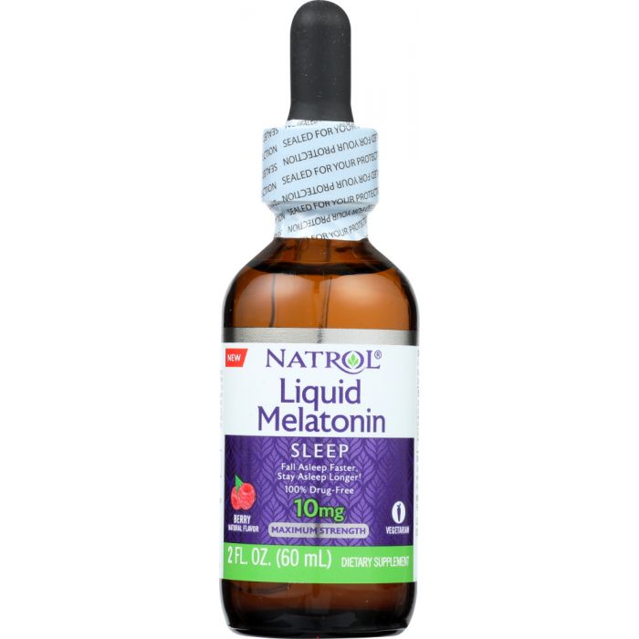 NATROL: Melatonin Liquid 10 mg, 2 fl oz