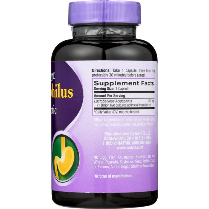 NATROL: Acidophilus Probiotic 100 mg, 150 capsules