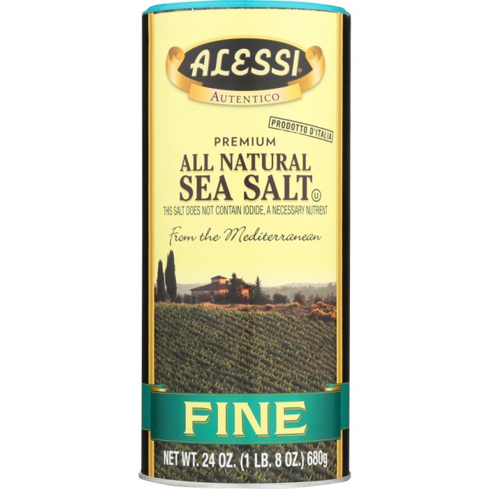 ALESSI: Fine Sea Salt, 24 Oz