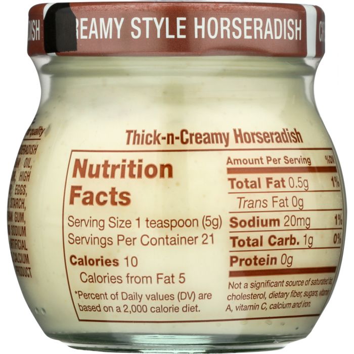 INGLEHOFFER: Thick-n-Creamy Horseradish, 3.75 oz