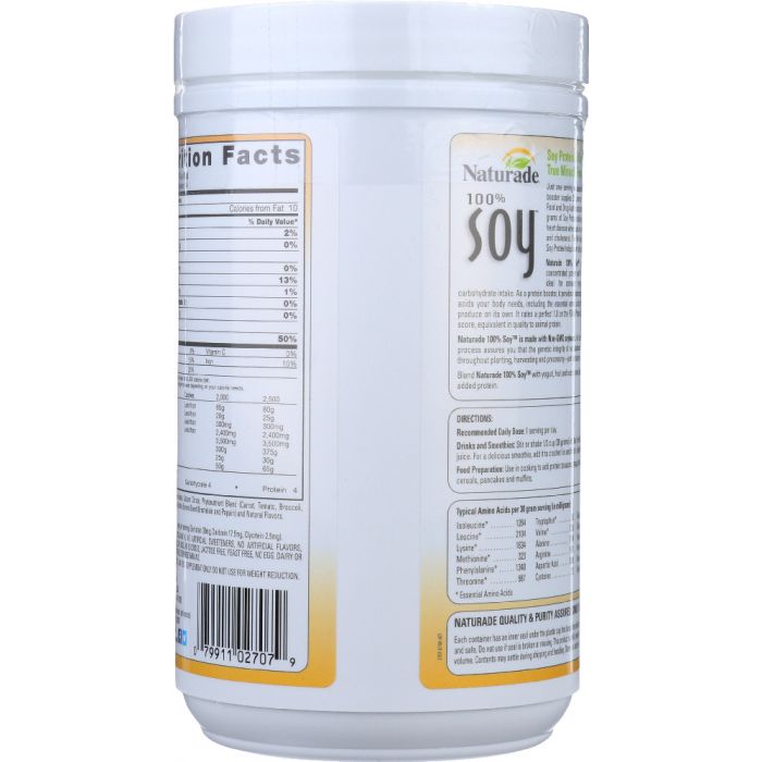 NATURADE: Soy Protein Booster Natural, 14.8 oz