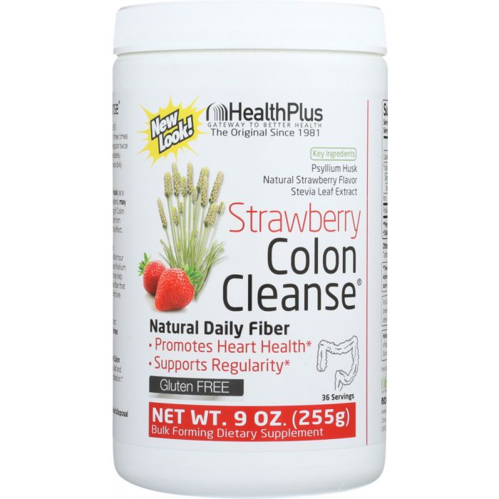 HEALTHPLUS: Strawberry Colon Cleanse, 9 oz