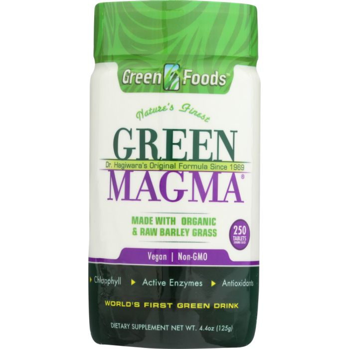 GREEN FOODS: Green Magma Nutritional Supplement, 250 Tablets