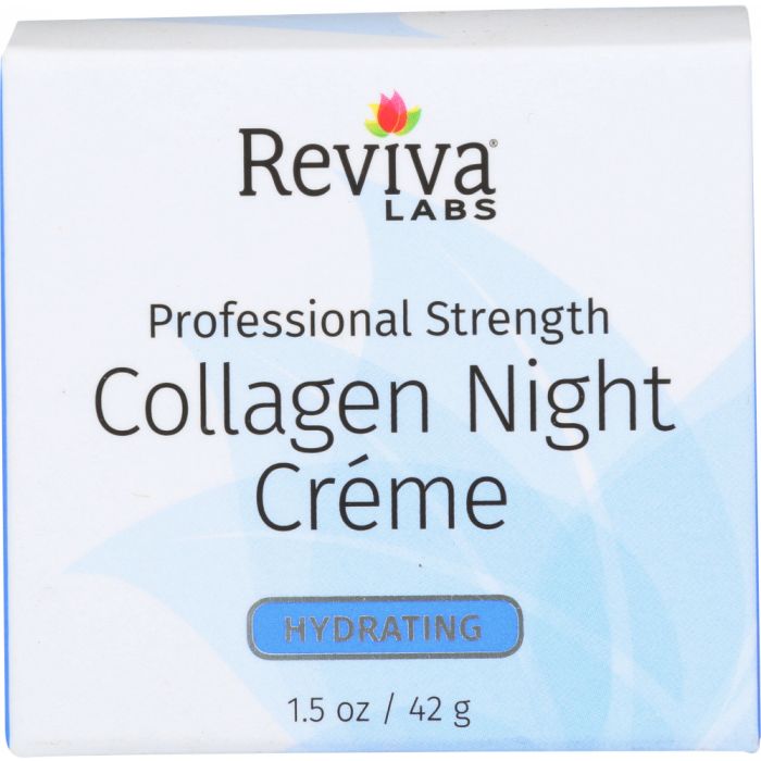 REVIVA LABS: Collagen Night Cream, 1.5 oz