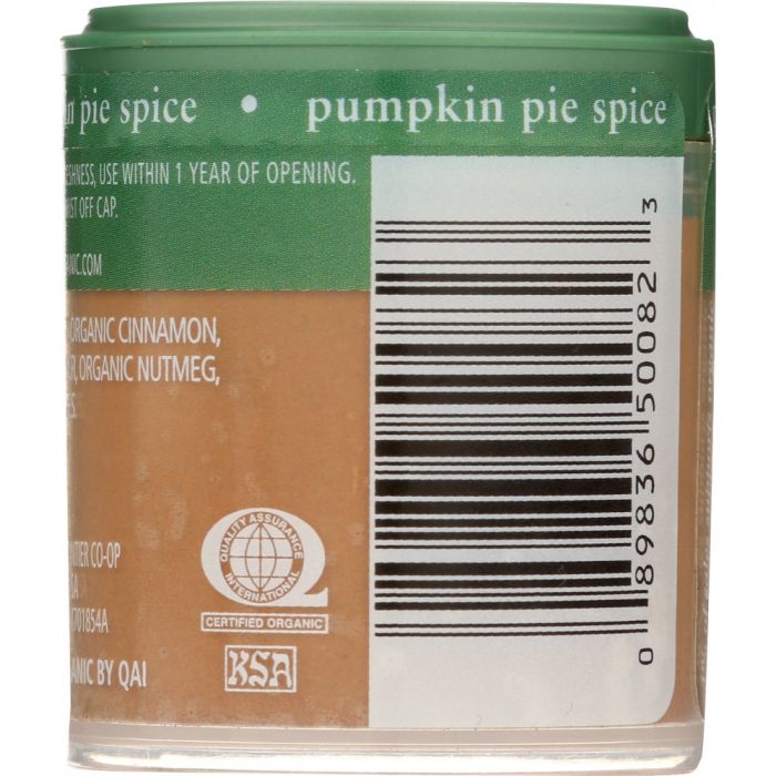 SIMPLY ORGANIC: Mini Organic Pumpkin Pie Spice, 0.46 oz
