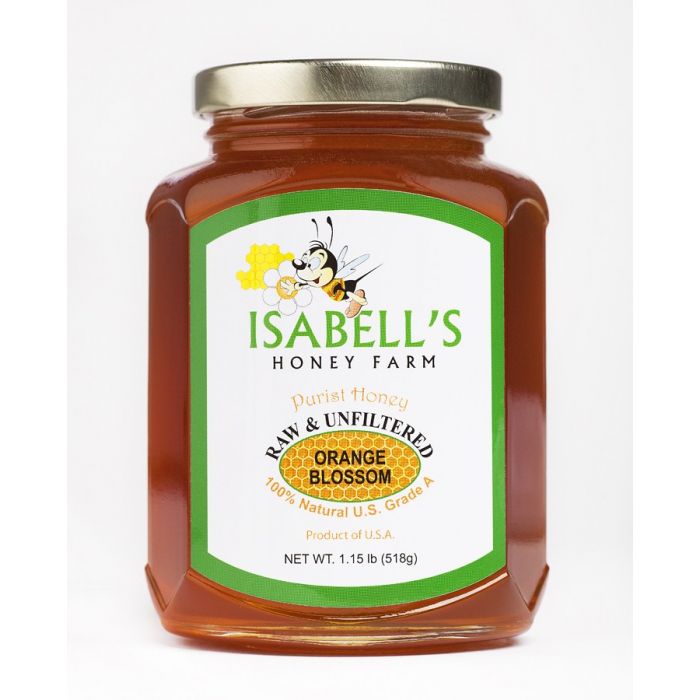 ISABELLS HONEY: Honey Orange Blossom Southern California, 1.15 lb