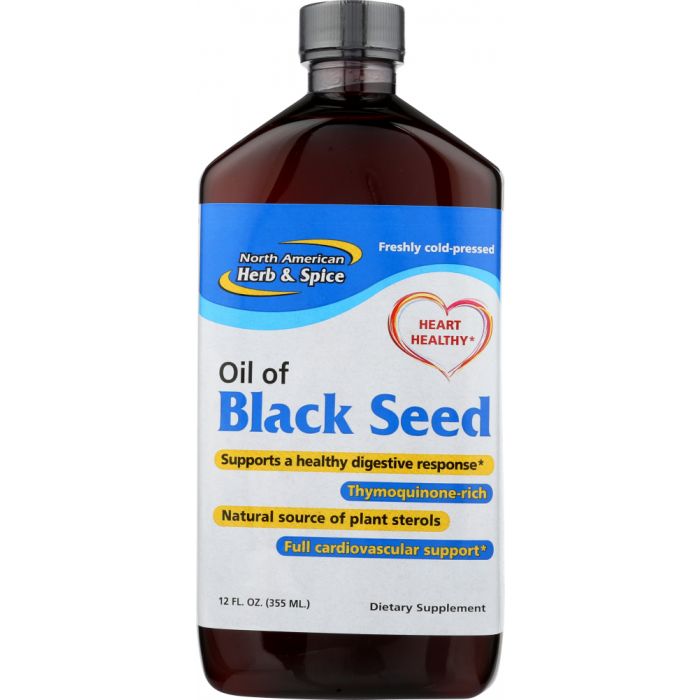 NORTH AMERICAN HERB: Oil of Black Seed, 12 fo