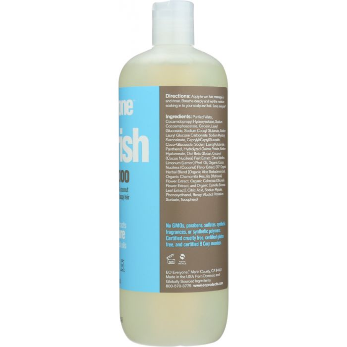 EO PRODUCTS: Everyone Hair Nourish Sulfate Free Shampoo, 20.3 oz