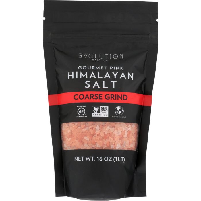 EVOLUTION SALT: Himalayan Salt Coarse, 1 lb