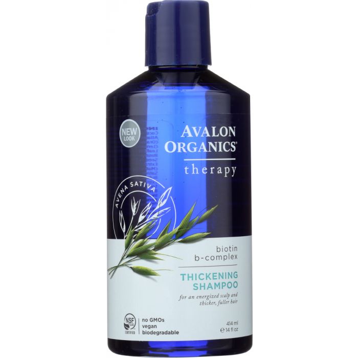AVALON ORGANICS: Thickening Shampoo Biotin B-Complex Therapy, 14 oz