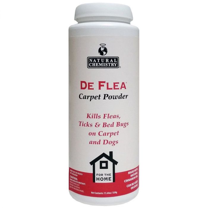 NATURAL CHEMISTRY: DeFlea Carpet Powder, 11.64 oz