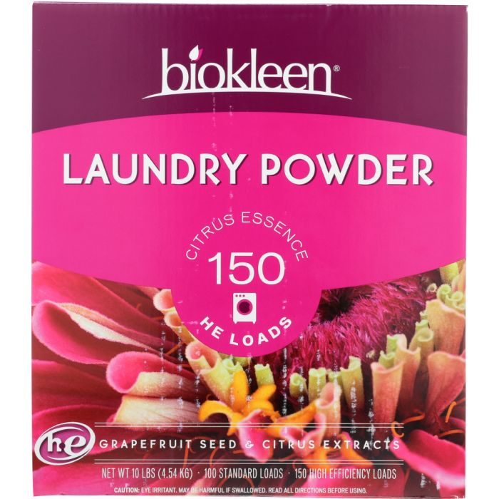 BIO KLEEN: Laundry Powder Grapefruit Seed And Citrus Extract, 10 lb