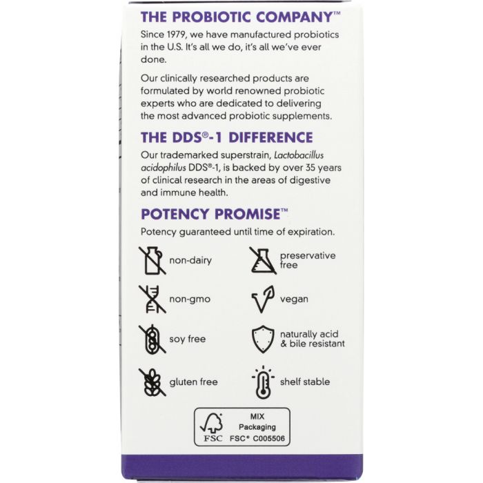 UP4: Probiotics with DDS -1 Senior Capsules, 60 caps