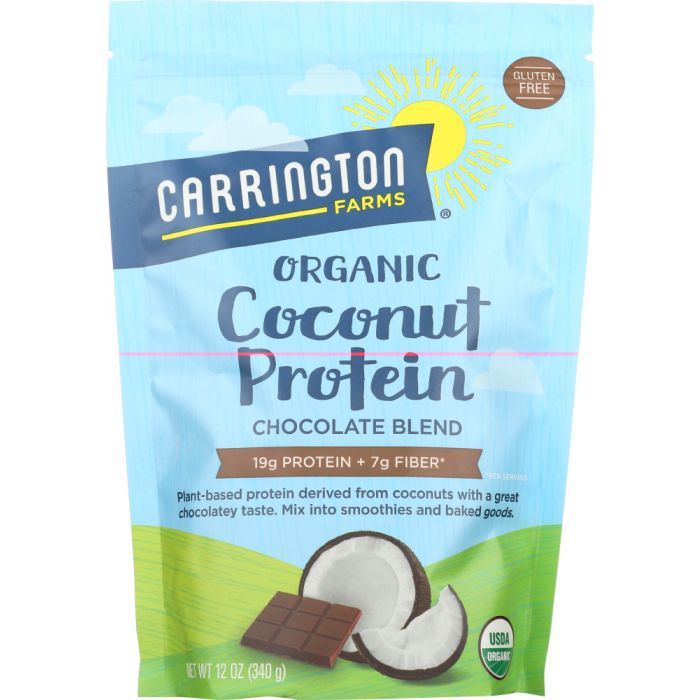 CARRINGTON FARMS: Organic Coconut Protein Chocolate Blend, 12 oz