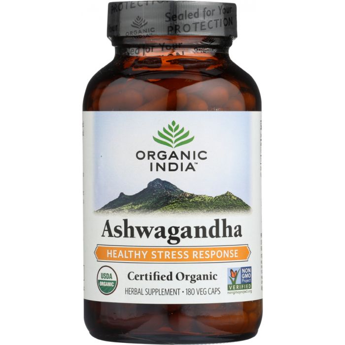 ORGANIC INDIA: Ashwagandha, 180 cp
