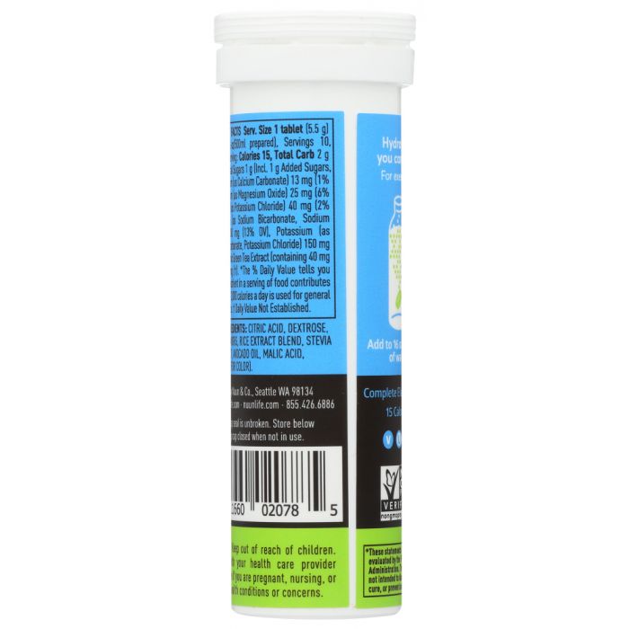 NUUN: Sport Fresh Lime Electrolyte Drink Tablets, 10 tb