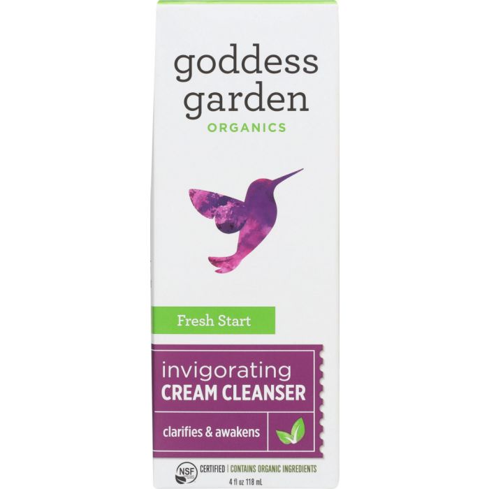 GODDESS GARDEN: Fresh Start Invigorating Cream Cleanser, 4 oz