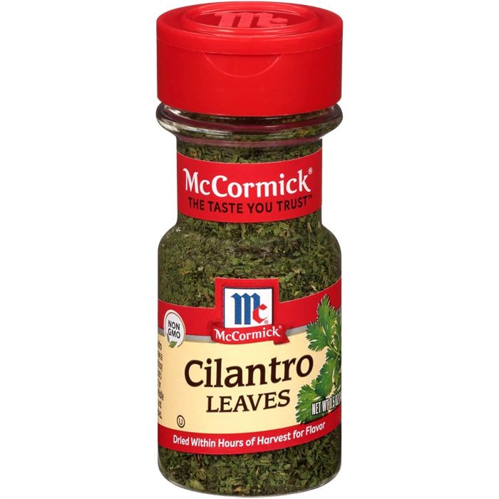 MC CORMICK: Spice Cilantro Leaves, 0.5 oz