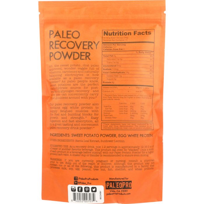 PALEO: Recovery Powder, 1 bg