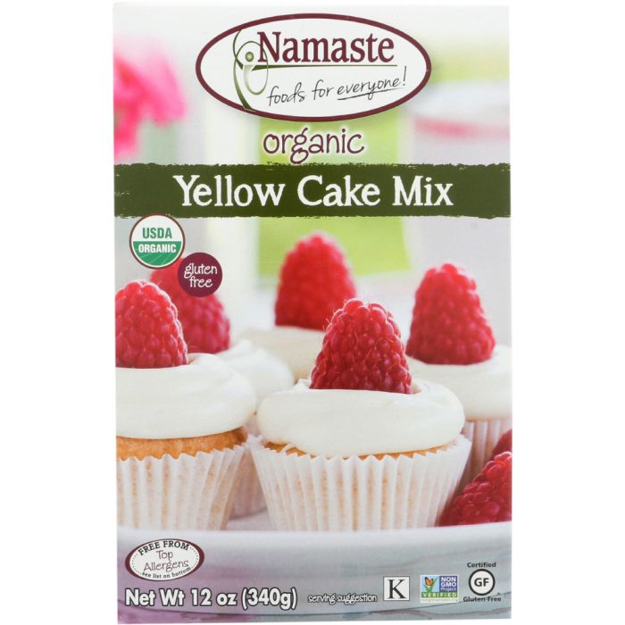 NAMASTE FOODS: Organic Yellow Cake Mix, 12 oz