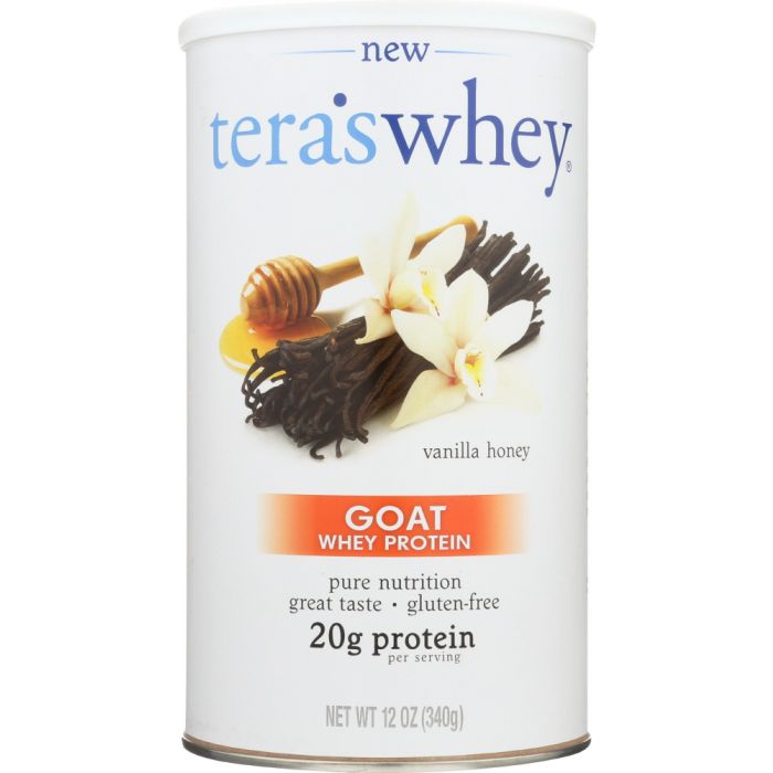 TERA'S WHEY: Vanilla Honey Goat Whey Protein, 12 oz