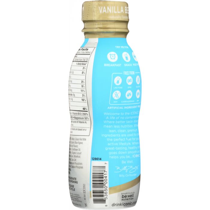 ICONIC: Protein Drink Vanilla Bean, 11.5 fl oz