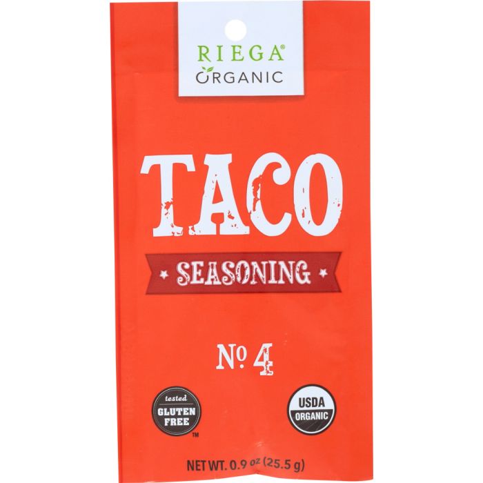 RIEGA FOODS: Organic Seasoning Taco, 0.9 oz