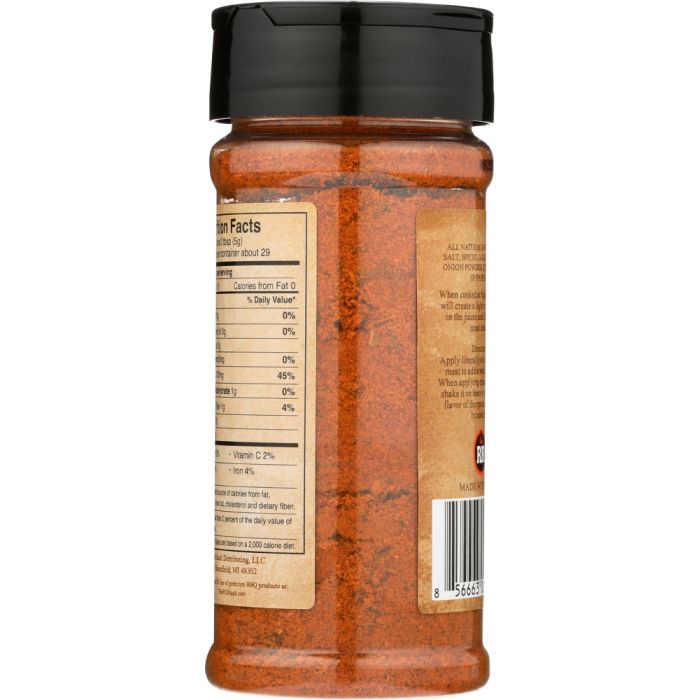 RIB RACK: Cajun Spice Rub Seasoning, 5.5 Oz