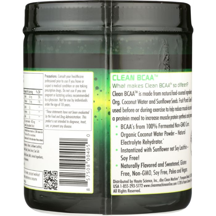 CLEAN MACHINE: Clean Bcaa Fruit Punch, 10 oz