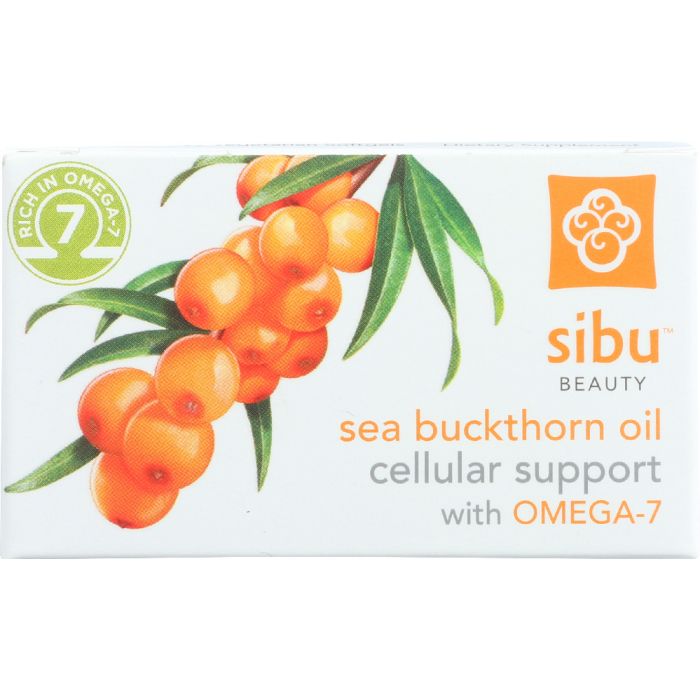 SIBU BEAUTY: Sea Buckthorn Oil Cellular Support With Omega 7, 60 Sg