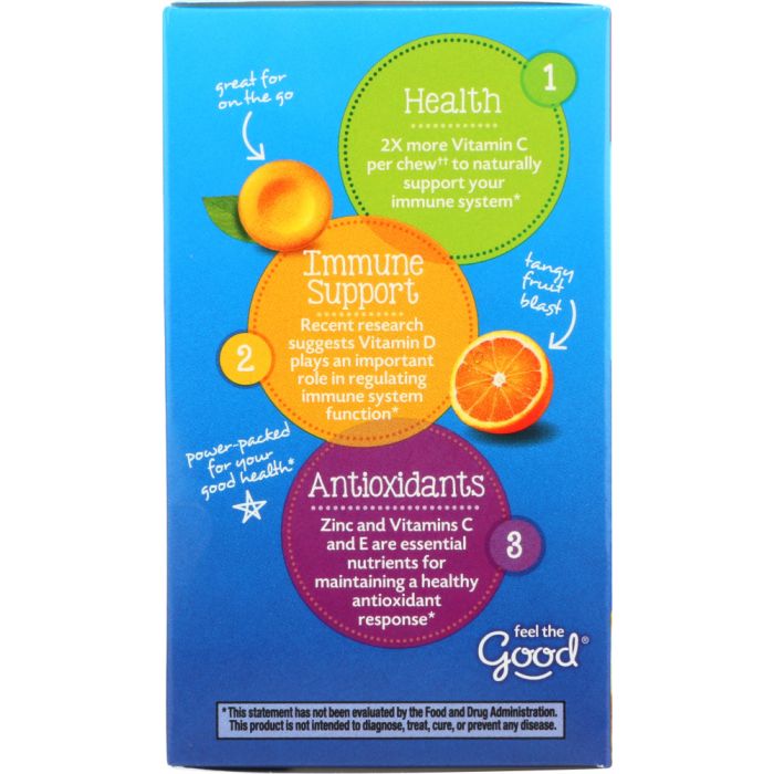ALACER: Emergn-C Immune Orange Chewable, 42 tb