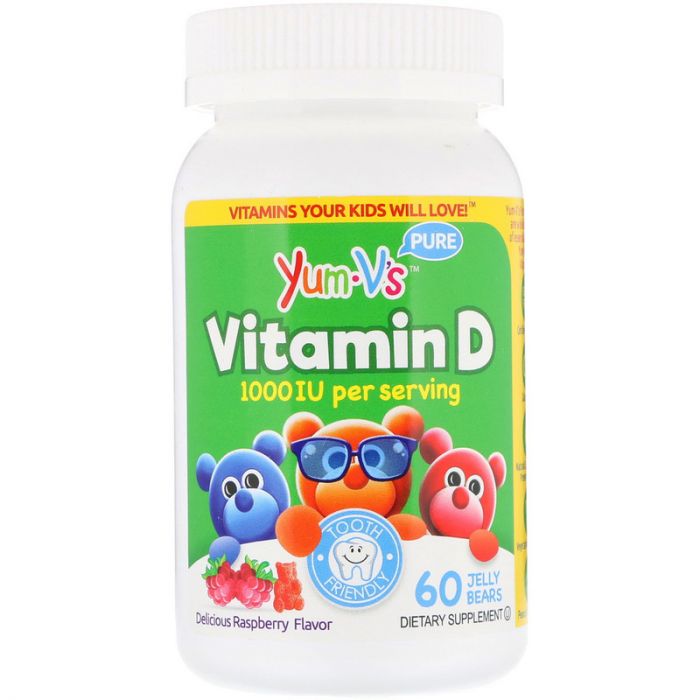 YUM-VS: Vitamin D Delicious Raspberry Flavor, 60 pc