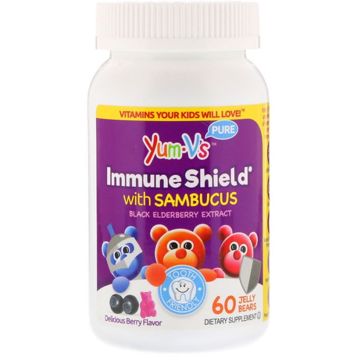 YUM-VS: Jelly Sambucus Immune Shield, 60 pc