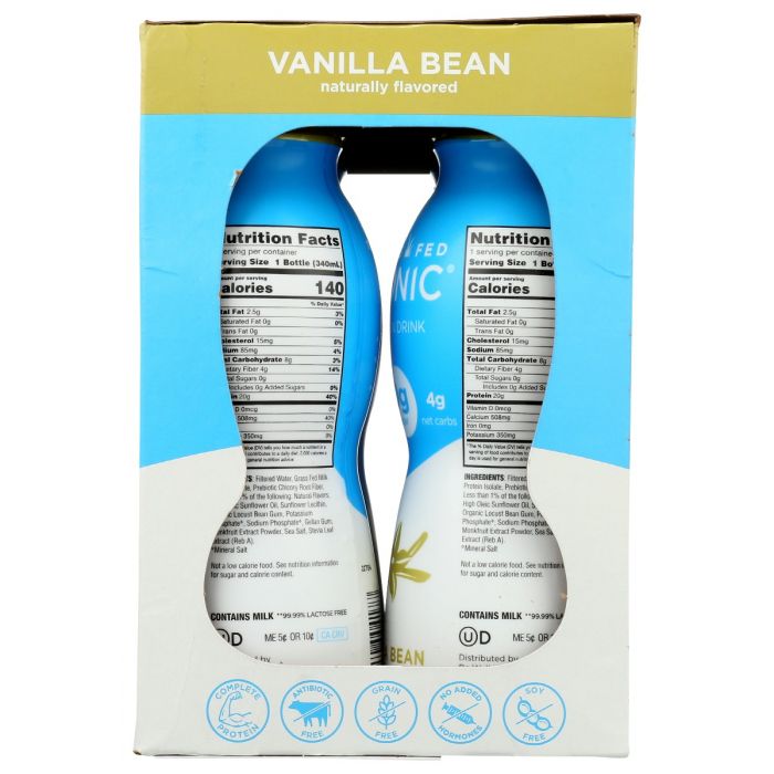 ICONIC: Protein Drink Vanilla Bean 4Pack, 46 fo