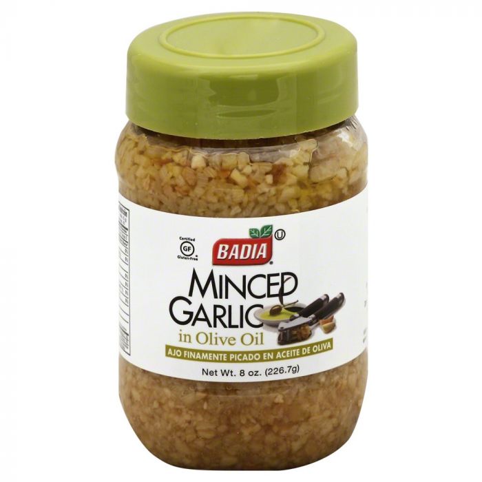 BADIA: Garlic Minced in Oil, 8 Oz