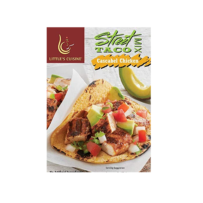 LITTLES CUISINE: Cascabel Chicken Street Tacos, 1 oz