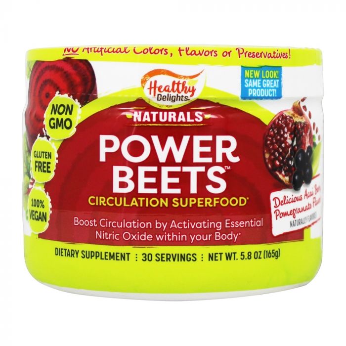 HEALTHY DELIGHTS: Power Beets Circulation Superfood Powder, 165 gm