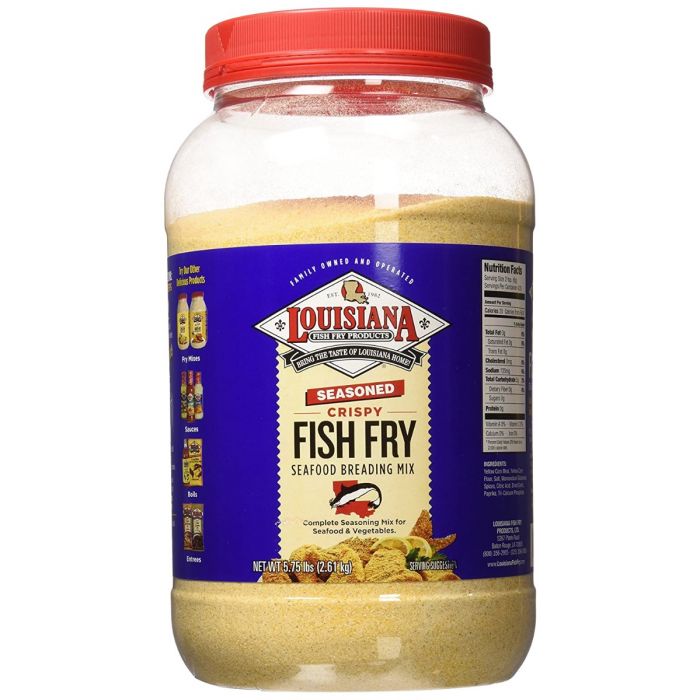LOUISIANA FISH FRY: Fry Mix Fish Seasoned, 1 ga