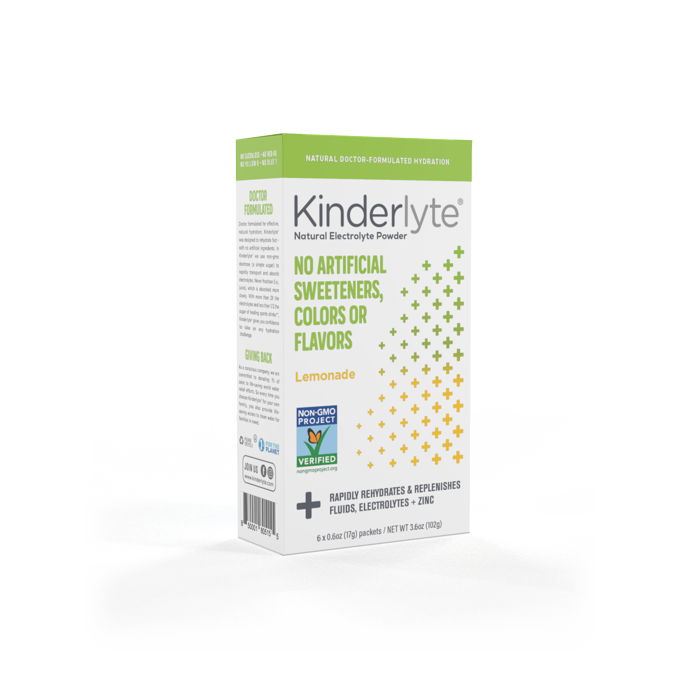 KINDERLYTE: Electrolyte Lemonade, 6 bx