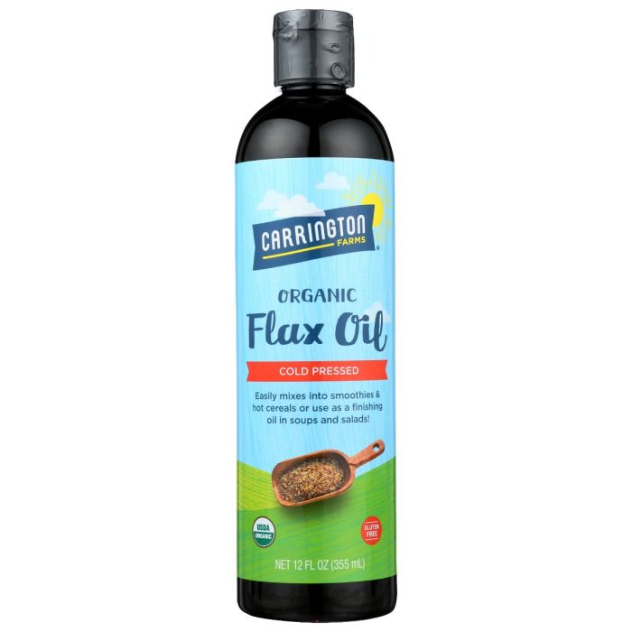 CARRINGTON FARMS: Organic Flax Cooking Oil, 12 oz